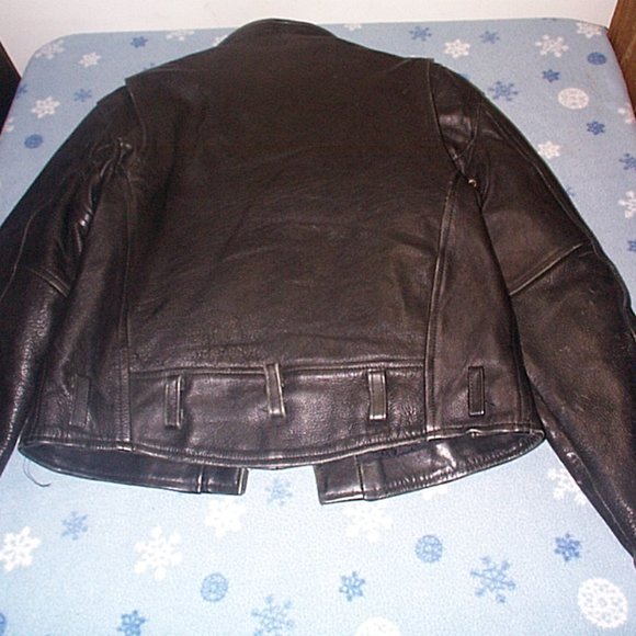 Vintage Wilsons Leather Biker Motorcycle punk rocker jacket - Picture 7 of 7